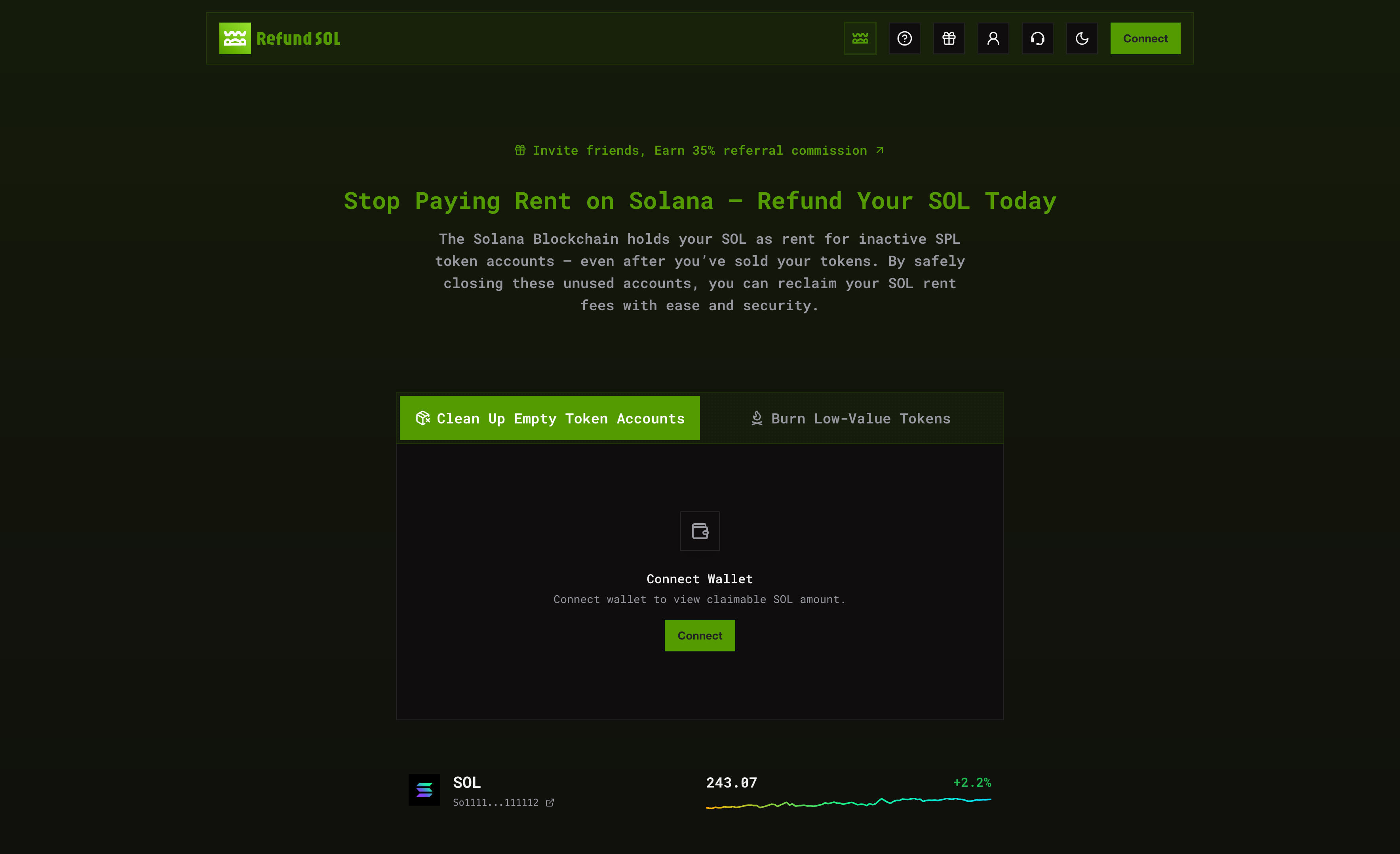 RefundSOL Launch visual