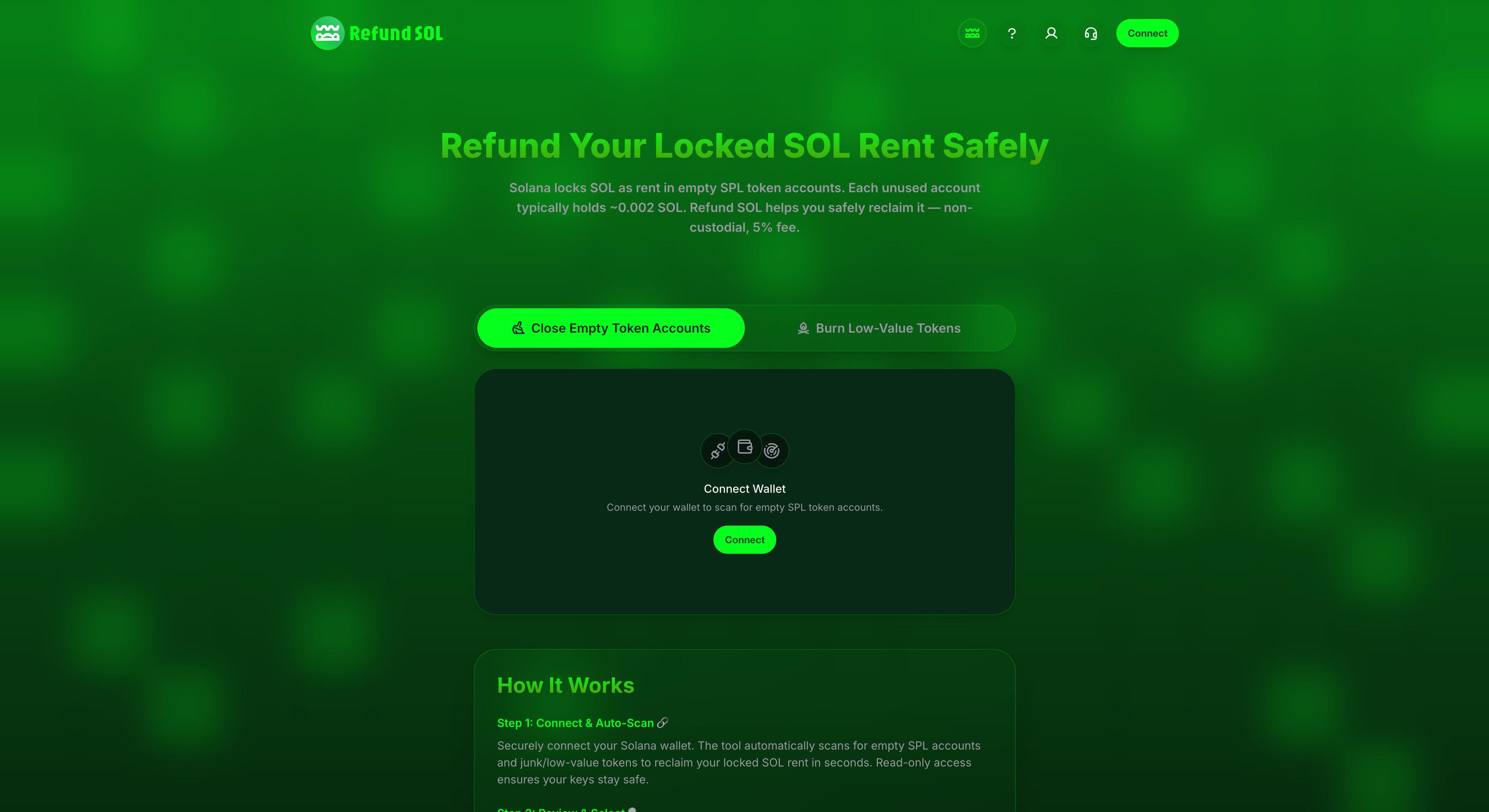 Service Fee Cut to 5% visual